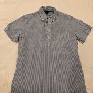 J. Crew Stripped Short Sleeve Button Down